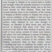 Reports on Brabyns Military Hospital : Unknown date
