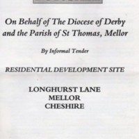 Material on Sale of Parish Field : 1999