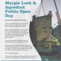 Flyers for Events : Marple Lock Open Day &amp; Oldknow Roadshow : 2014 &amp; 2015