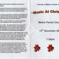 Friends of Mellor Parish Centre : Music at Christmas 2008