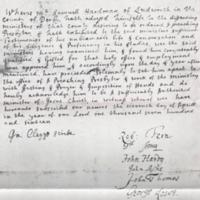 Document re Samuell Hardman of Ludworth 1716