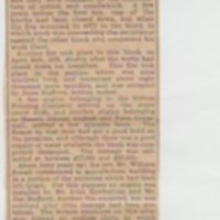Newspaper Cuttings relating to Dove Bank Mill