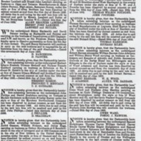 London Gazette Notices : 1895 and 1898
