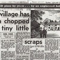 Our Village has been chopped into tiny little scraps : MEN Article : 1960