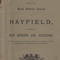 Byelaws of Rural District Council : Hayfield 1899