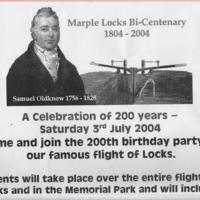 Marple Locks Bi-Centenary 1804 - 2004 Celebration