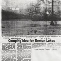 Newspaper / Magazine Articles relating to Roman Lakes from 1970&#039;s