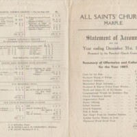 Statement of Accounts : Year ending 1927