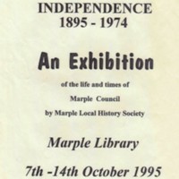 Local History Exhibitions : Poster and Flyers : 1995 - 2000