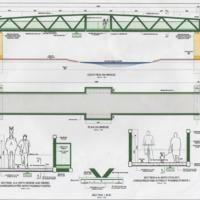 Chadkirk Bridge : Proposed design &amp; location : 2009
