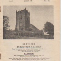 Mellor Parish Church Magazine : January 1958