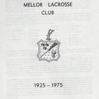 Material on Marple &amp; Mellor Lacrosse Clubs.