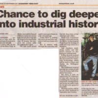 Newspaper Cutting relating to Mellor Mill &amp; Surroundings :
