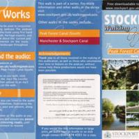 Leaflet : Stockport Walking Podcast : Peak Forest Canal : 2009