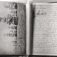 Photographs of Pages from Strines Journal from 1832