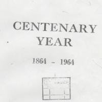 Booklet :  Centenary Year :  1864 - 1964: Marple Congregational Church.
