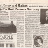 Community News : Local History &amp; Heritage 2001 &amp; 2002