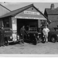 Letter from Mr  R Braddock : Brief history of Garage