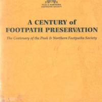 Booklet : A Century of Footpath Preservation : 1994