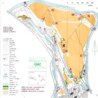 Plan of Brabyns Park Orienteering Course : 1986
