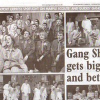 Newspaper articles relating to Guides and Scouts : Various dates
