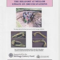 Booklet : Hillfort at Mellor : Update 2003