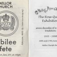 Mellor Church Fete : Flyers &amp; Programmes : Various Dates