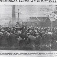 Compstall Memorial Cross