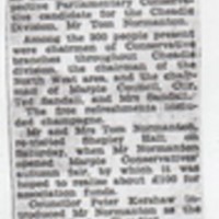 Newspaper article : &quot;Rising Tide of Tory Confidence&quot; 1968