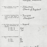 Cheshire County Forms : 1903 :   Record of Marple Schools