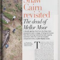 Archaeology Magazine : Article on Shaw Cairn 2011