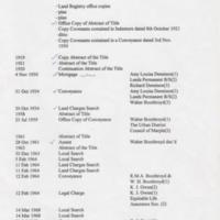 Schedule and documents relating to Bobbin Mill &amp; Bobbin Mill Cottage