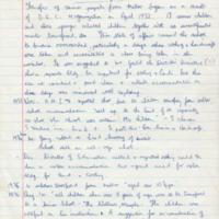 Notes on Ludworth School Log Books : 1933 - 36