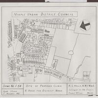 Plan of M.U.D.C. Clinic 1951 : Never built