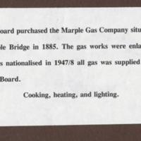 Miscellaneous information on Marple Gas
