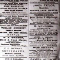 19th &amp; Early 20th Century Advertisements for Marple Businesses