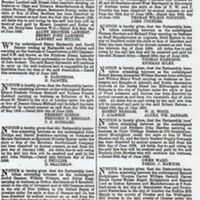 London Gazette Notices : 1895 and 1898