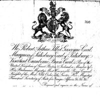Passport for Samuel Dixon 1887
