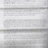 Agreement for Tenancy of Turf Lea Farm : 1924