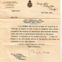 Council Correspondence : Road widening/Refuse Tip : 1920&#039; &amp; 1930&#039;s