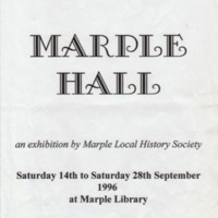 The &quot;House we Lost&quot; Exhibition - cutting from Living Edge 2001 (Marple Hall)