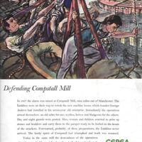 Two advertisments mentioning Compstall Mill