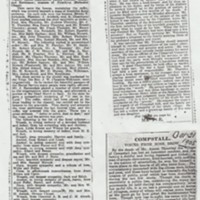 Thornley  Ernest &amp; Aaron  : Newspaper Cuttings / Correspondence.