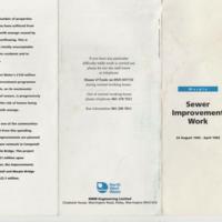 Sewer Improvement Work : 1992 - 1993 Leaflet